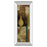 Classy Living Amber Vessel Mosaic Wall Art 18"x42", Mirrored Frame - 1260MF