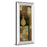 Classy Living Amber Vessel Mosaic Wall Art 18"x42", Mirrored Frame
