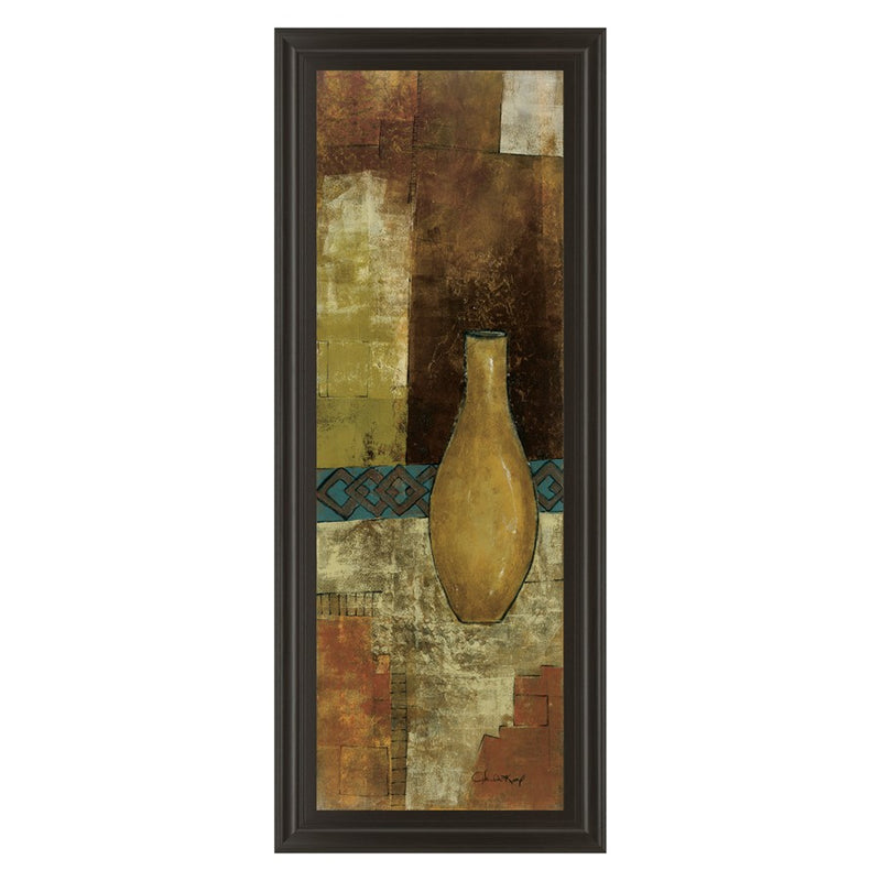 Classy Living Autumn Solitude Wall Art 18"x42", Dark Chocolate Frame