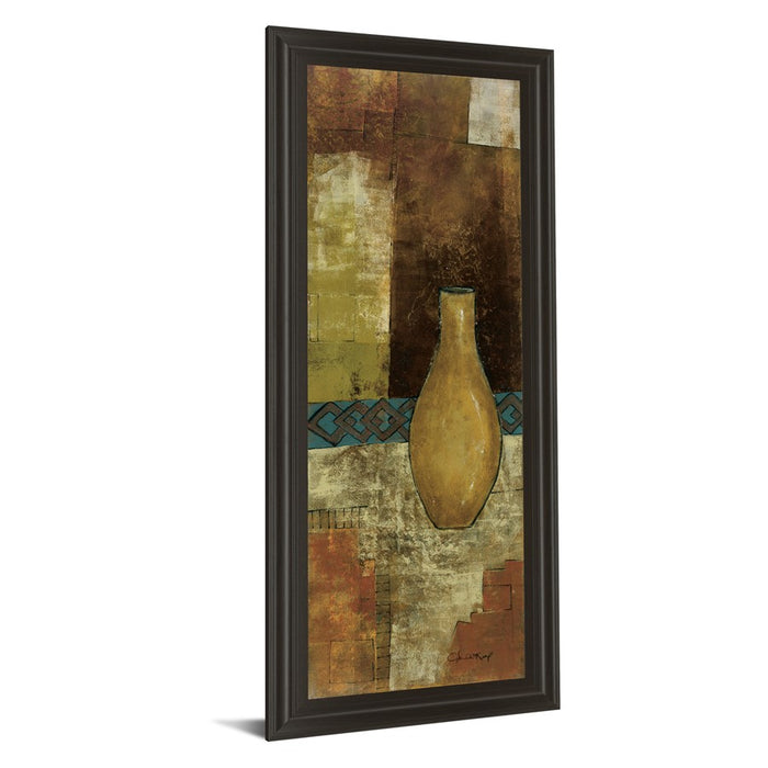 Classy Living Autumn Solitude Wall Art 18"x42", Dark Chocolate Frame