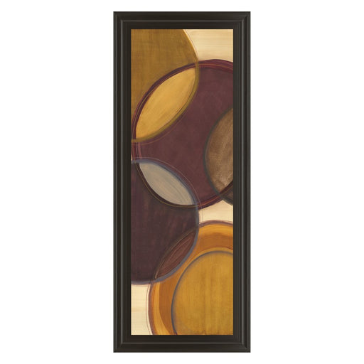 Classy Living Moon Shadow II Wall Art 18"x42", Dark Chocolate Frame
