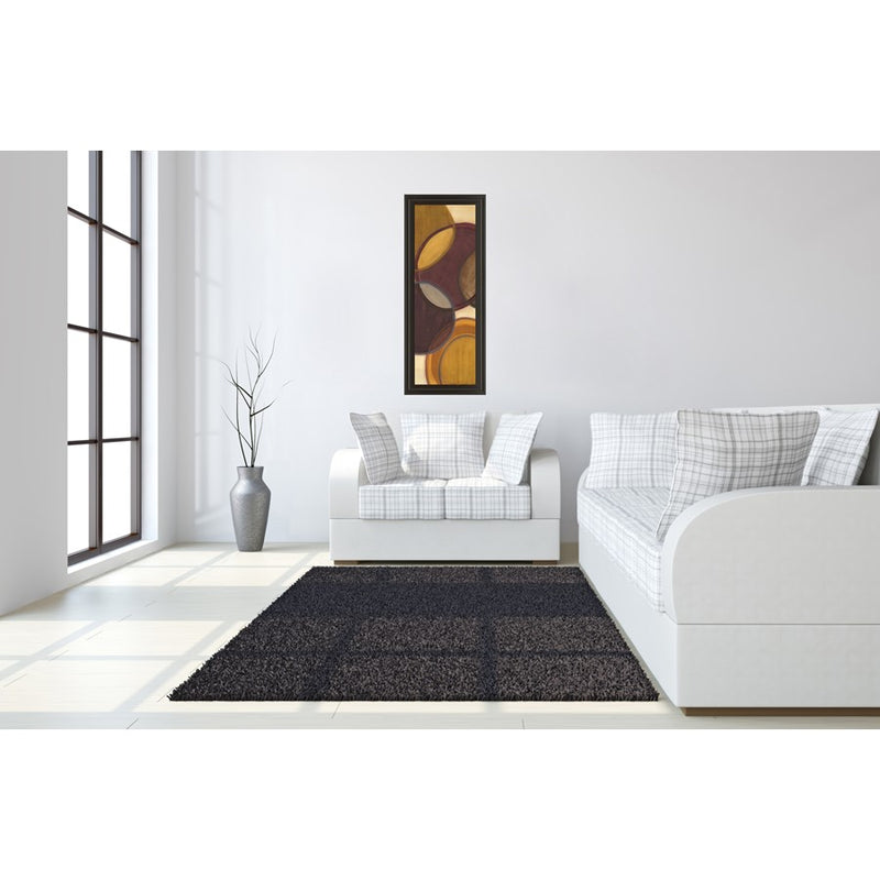 Classy Living Moon Shadow II Wall Art 18"x42", Dark Chocolate Frame