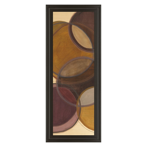 Classy Living Moon Shadow I Wall Art 18"x42", Dark Chocolate Frame