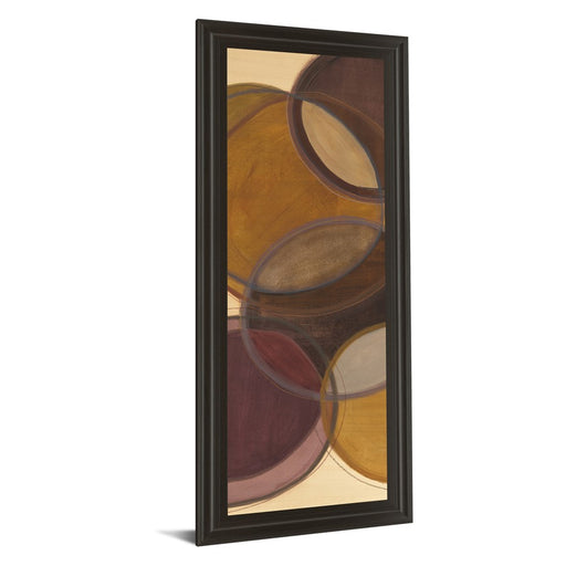 Classy Living Moon Shadow I Wall Art 18"x42", Dark Chocolate Frame