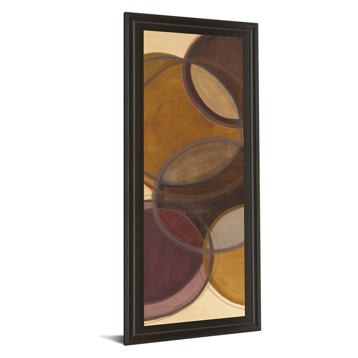 Classy Living Moon Shadow I Wall Art 18"x42", Dark Chocolate Frame