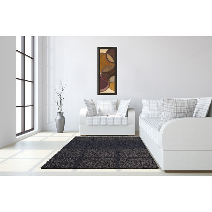 Classy Living Moon Shadow I Wall Art 18"x42", Dark Chocolate Frame