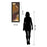 Classy Living Moon Shadow I Wall Art 18"x42", Dark Chocolate Frame