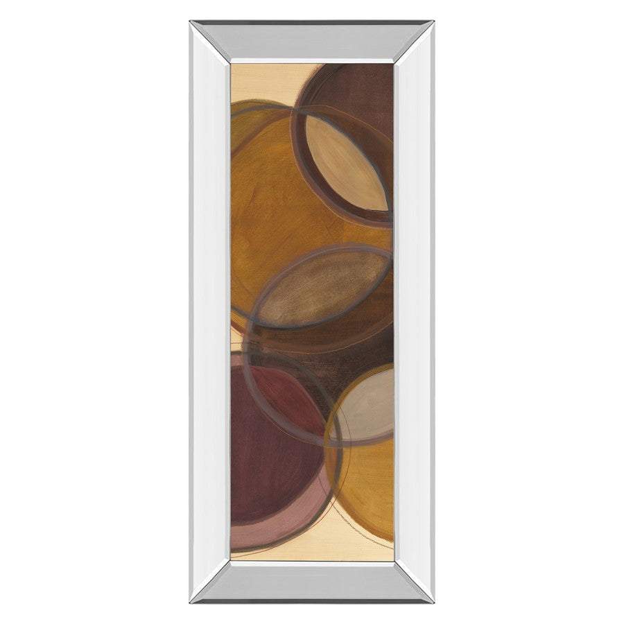 Classy Living Moon Shadow I Wall Art 18"x42", Mirrored Frame