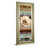 Classy Living Elemental Poppy II Wall Art 18"x42", Crisp Chardonnay Frame