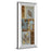 Classy Living Rustic Leaf Patchwork Wall Art 18"x42", Mirrored Frame
