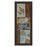 Classy Living Leaf Harmony Wall Art 18"x42", Cinnamon Mocha Frame