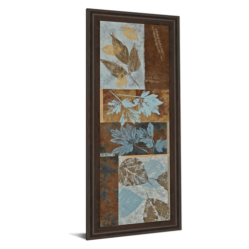Classy Living Leaf Harmony Wall Art 18"x42", Cinnamon Mocha Frame