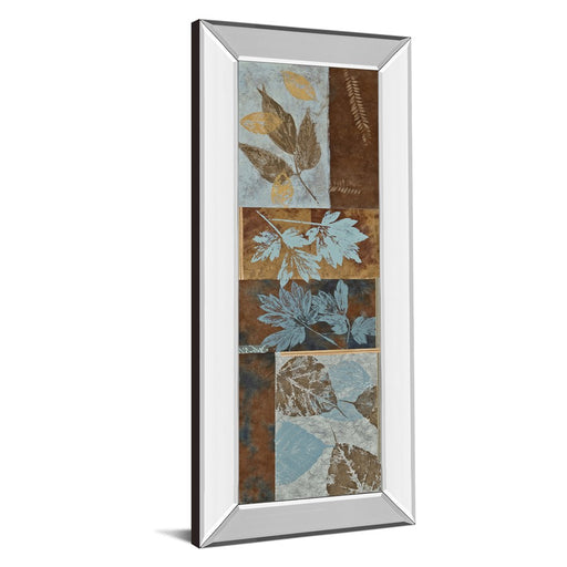 Classy Living Leaf Harmony Wall Art 18"x42", Mirrored Frame