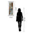 Classy Living Leaf Harmony Wall Art 18"x42", Mirrored Frame