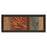 Classy Living Golden Foliage Blend Wall Art 42"x18", Dark Chocolate Frame