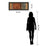 Classy Living Golden Foliage Blend Wall Art 42"x18", Dark Chocolate Frame