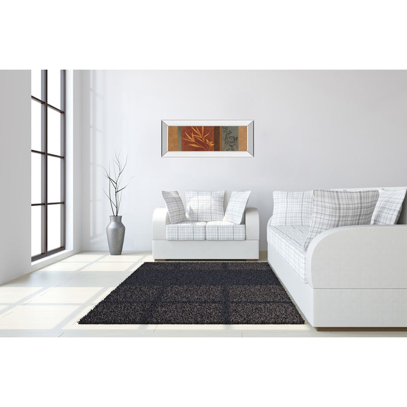 Classy Living Golden Foliage Blend Wall Art 42"x18", Mirrored Frame