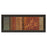 Classy Living Leaf Silhouette Harmony Wall Art 42"x18", Chocolate Frame