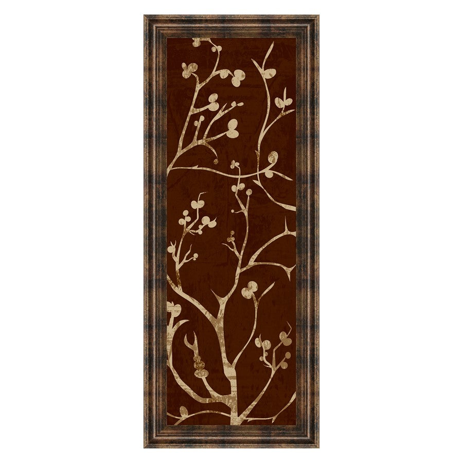 Classy Living Branching Elegance Wall Art 18"x42", Dark Chocolate Frame - 1276