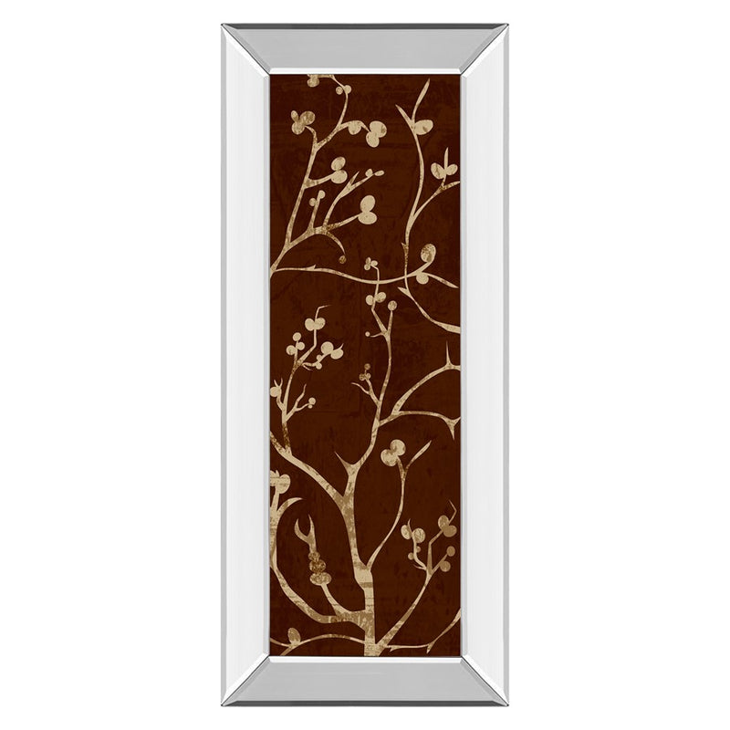 Classy Living Branching Elegance Wall Art 18"x42", Mirrored Frame