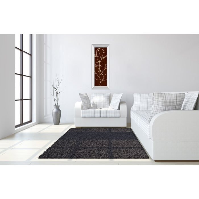 Classy Living Botanical Branches Wall Art 18"x42", Mirrored Frame