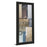 Classy Living Rainfall Harmony Wall Art 18"x42", Midnight Aura Frame