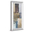 Classy Living Rainfall Harmony Wall Art 18"x42", Mirrored Frame