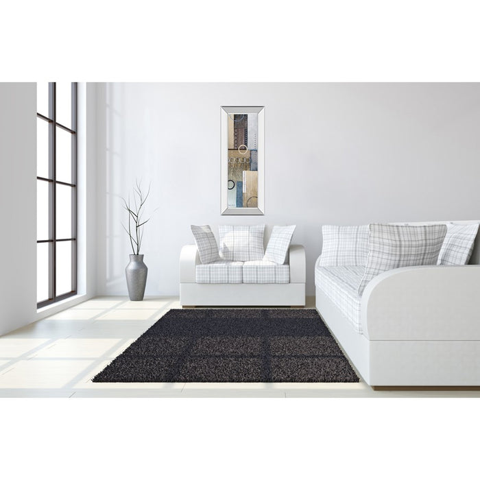 Classy Living Rainfall Harmony Wall Art 18"x42", Mirrored Frame