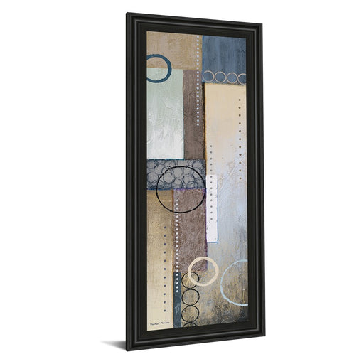 Classy Living Color Harmony Wall Art 18"x42", Midnight Aura Frame