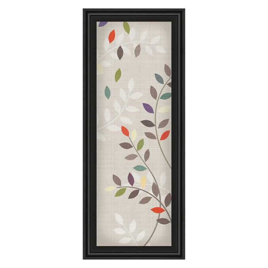 Classy Living Leaflets Wall Art 18"x42", Midnight Aura Frame