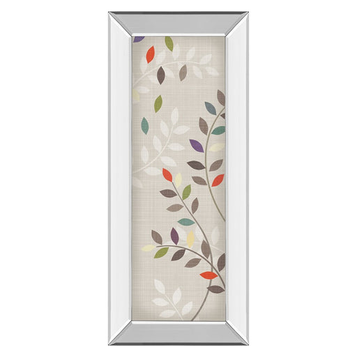 Classy Living Leaflets Wall Art 18"x42", Mirrored Frame