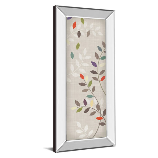 Classy Living Leaflets Wall Art 18"x42", Mirrored Frame