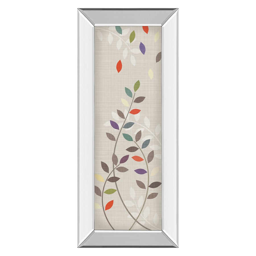 Classy Living Leaflets II Wall Art 18"x42", Mirrored Frame
