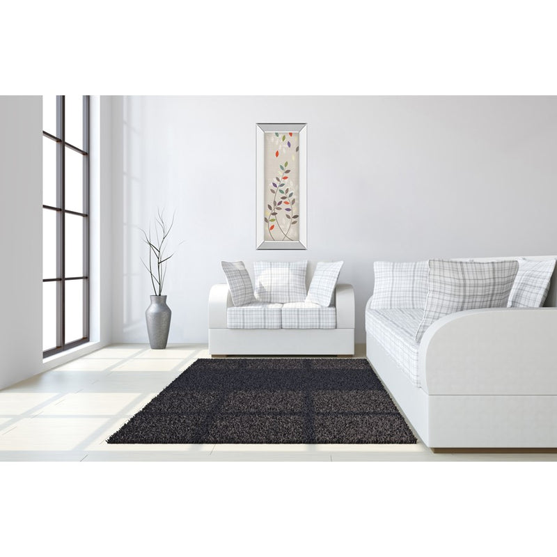 Classy Living Leaflets II Wall Art 18"x42", Mirrored Frame