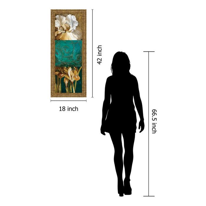Classy Living Garden Elegance Wall Art 18"x42", GiIded Radiance Frame