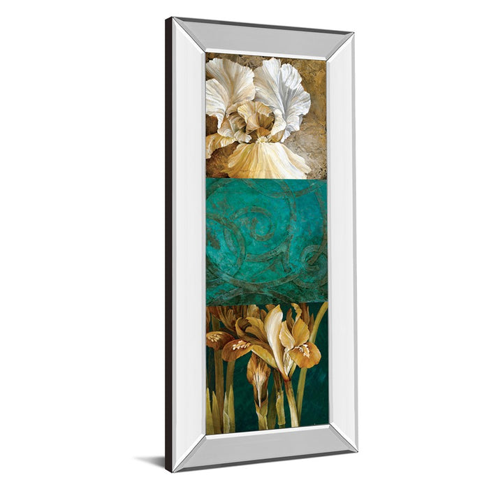 Classy Living Garden Elegance Wall Art 18"x42", Mirrored Frame