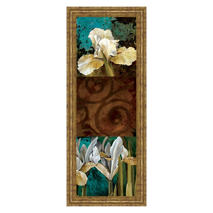 Classy Living Garden Bloom Wall Art 18"x42", GiIded Radiance Frame
