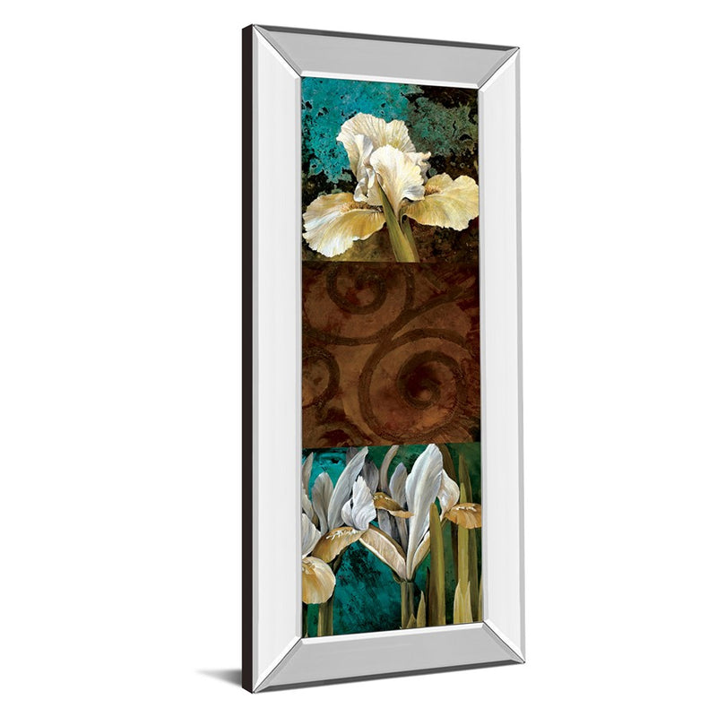 Classy Living Garden Bloom Wall Art 18"x42", Mirrored Frame