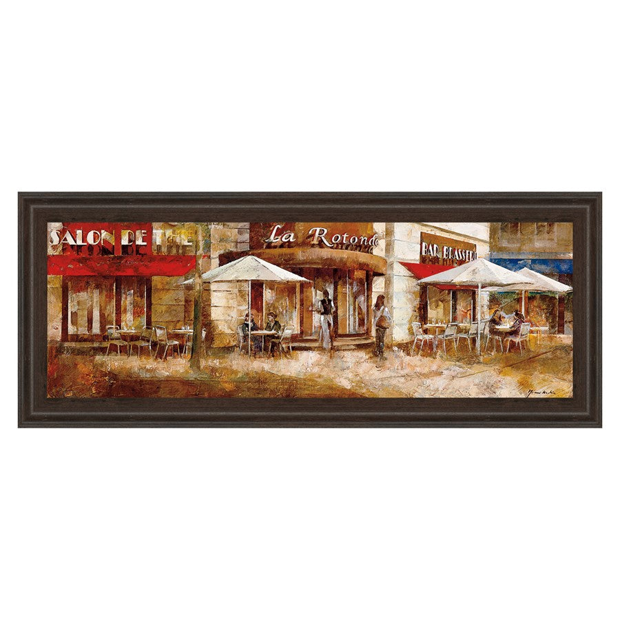 Classy Living La Rolende Wall Art 42"x18", Cinnamon Mocha Frame