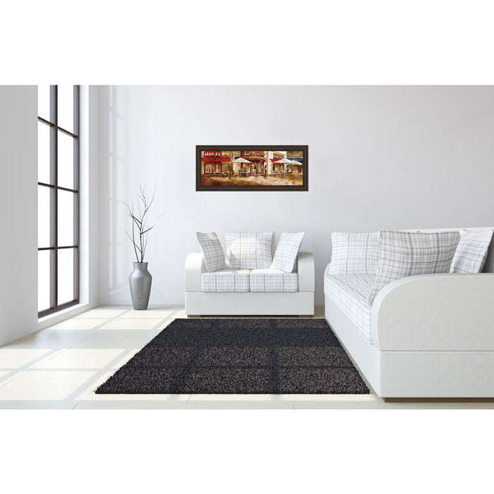 Classy Living La Rolende Wall Art 42"x18", Cinnamon Mocha Frame