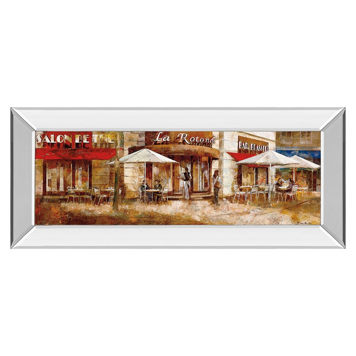 Classy Living La Rolende Wall Art 42"x18", Mirrored Frame