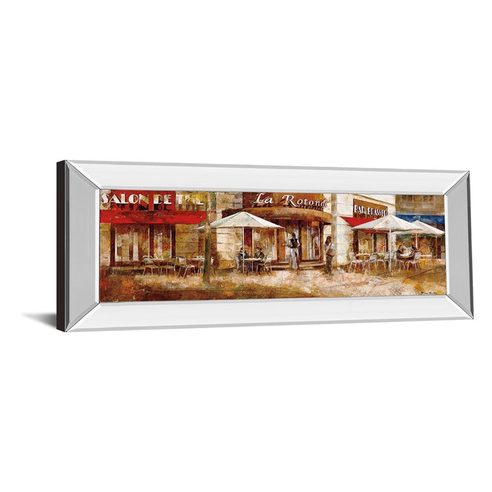 Classy Living La Rolende Wall Art 42"x18", Mirrored Frame