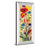 Classy Living Wildflower Burst Wall Art 18"x42", Mirrored Frame