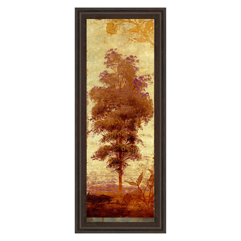 Classy Living Amber Grove Silhouette Wall Art 18"x42", Cinnamon Mocha