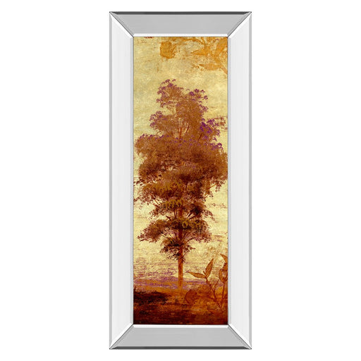 Classy Living Amber Grove Silhouette Wall Art 18"x42", Mirrored Frame - 1308MF