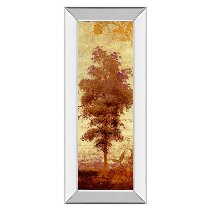 Classy Living Amber Grove Silhouette Wall Art 18"x42", Mirrored Frame - 1308MF