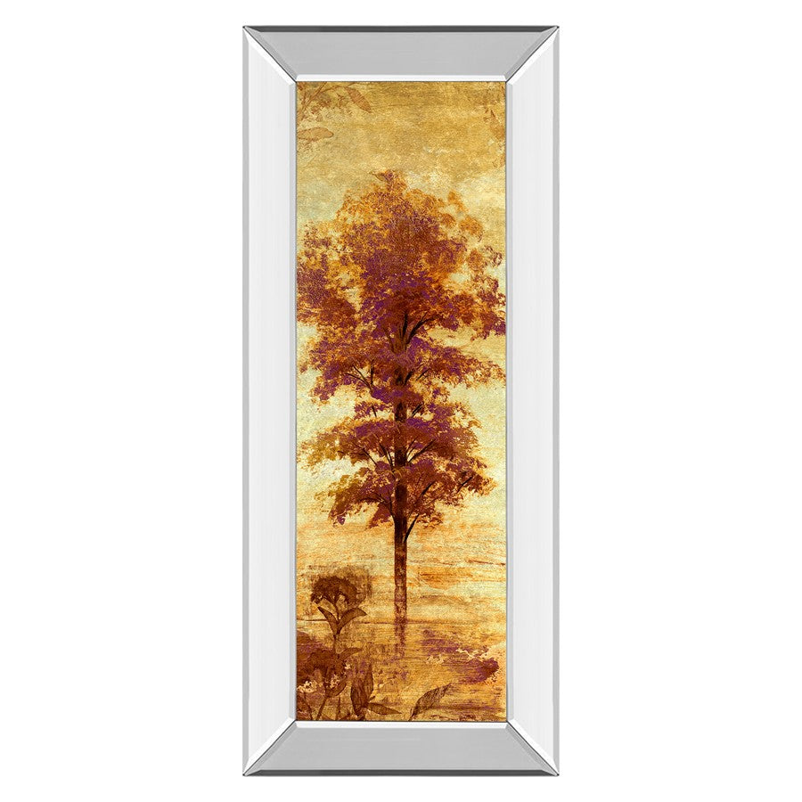 Classy Living Autumn Tree Glow Wall Art 18"x42", Mirrored Frame