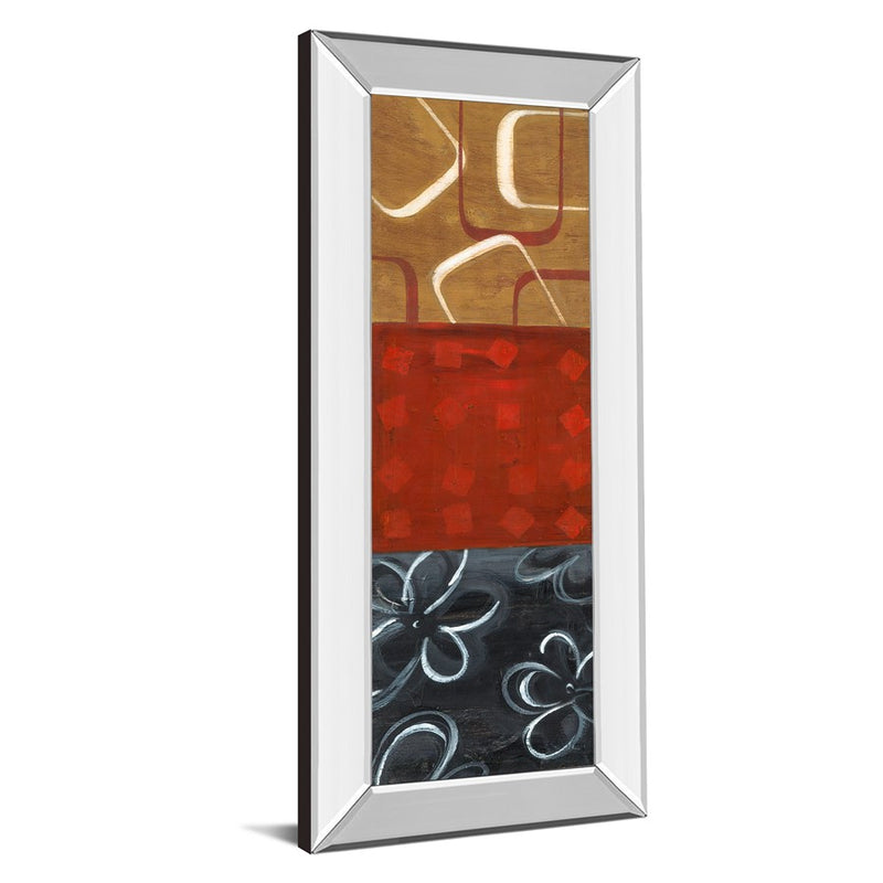 Classy Living Euclidean Space II Wall Art 18"x42", Mirrored Frame