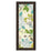 Classy Living Fragrant Garden II Wall Art 18"x42", Dark Chocolate Frame