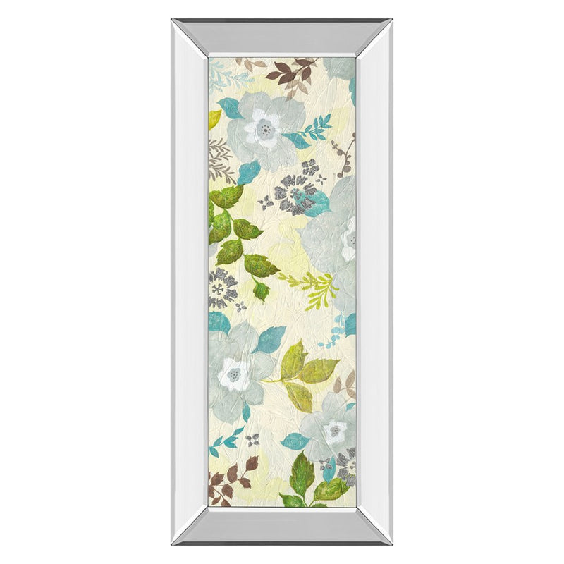 Classy Living Fragrant Garden Wall Art 18"x42", Mirrored Frame